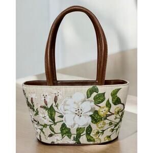 Y2K Isabella Fiore Floral Beaded Tote Bag